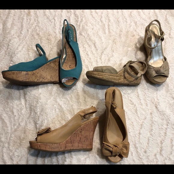 3 pairs of adorable wedges - Picture 2 of 5